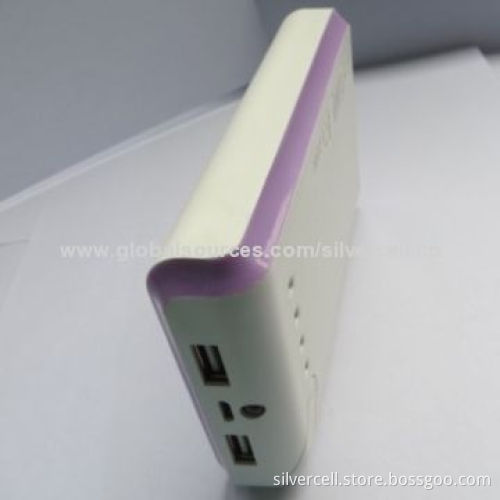 Power Bank with 14,000mAh Capacity, Reliable Li-ion Battery Cell